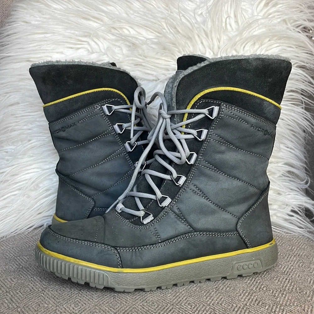 ECCO Siberia-Lite‎ Waterproof Winter Boots Graphite Leather